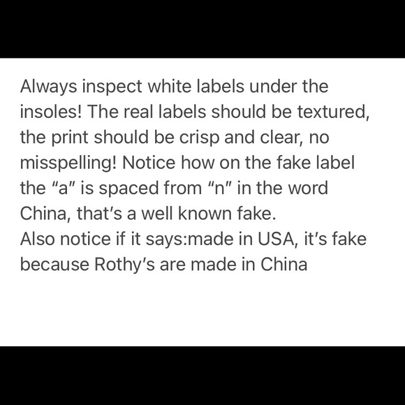 HOW TO SPOT FAKE ROTHY’S - Picture 16 of 16